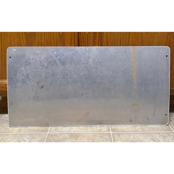 Vintage State Hospital No Trespassing No Hunting Metal Sign 12"x24" 49B - Picture 2 of 2